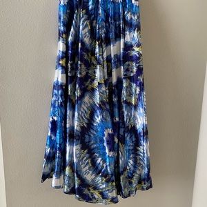 Truly 4 You blue maxi skirt, Size S